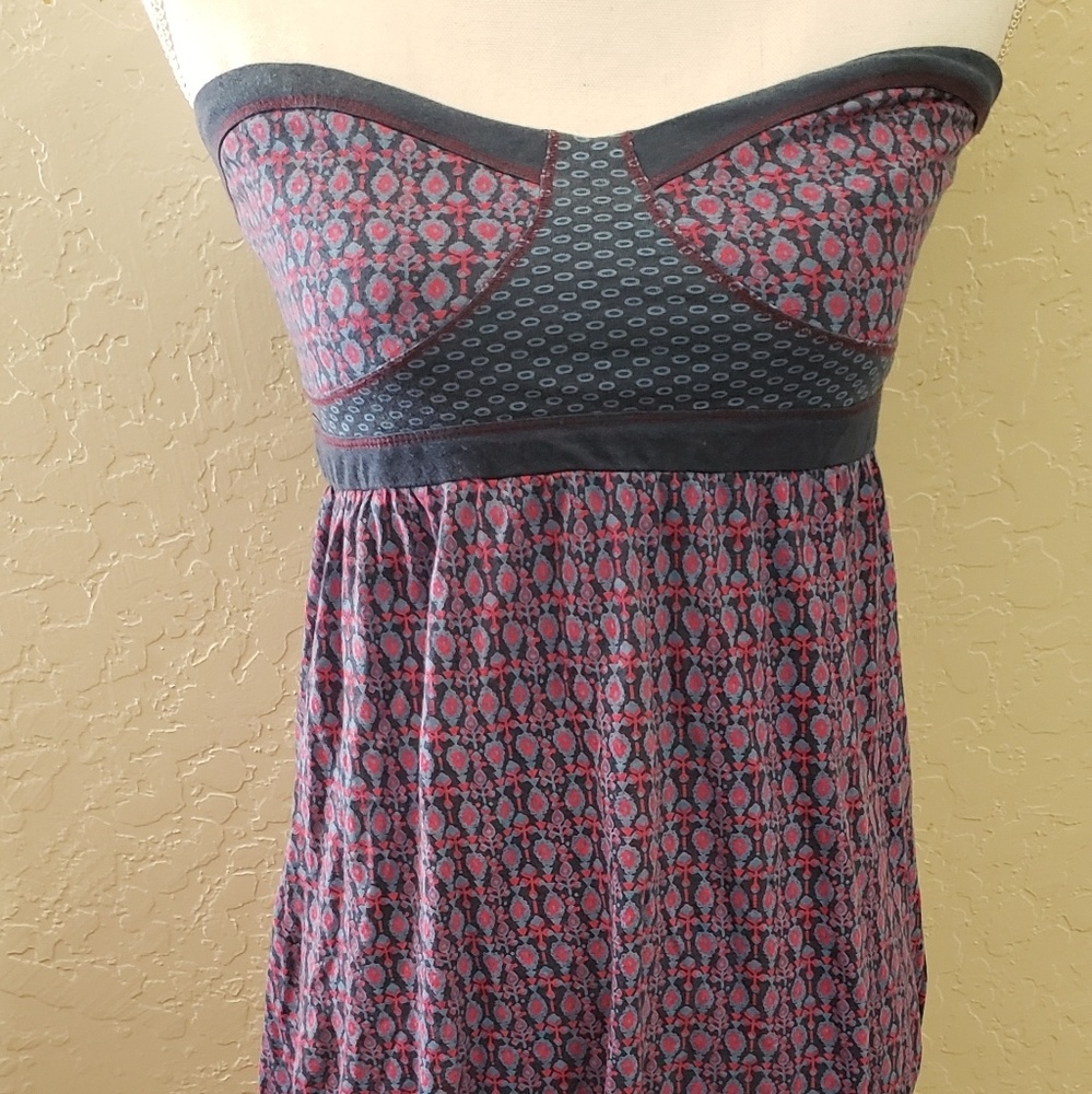 Roxy strapless knit summer dress,  size large.